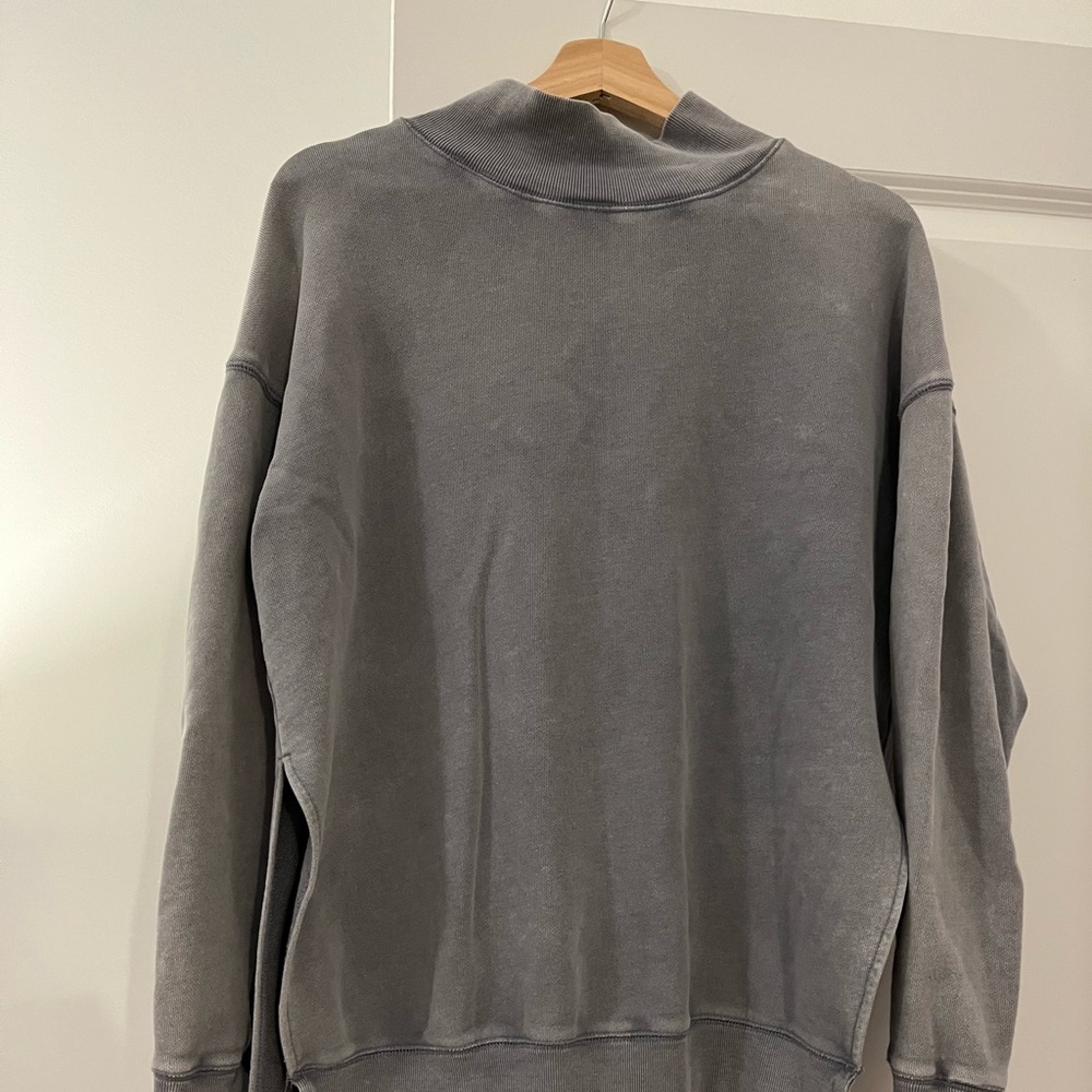 Free People Sweatshirt Mockneck Tunic Style